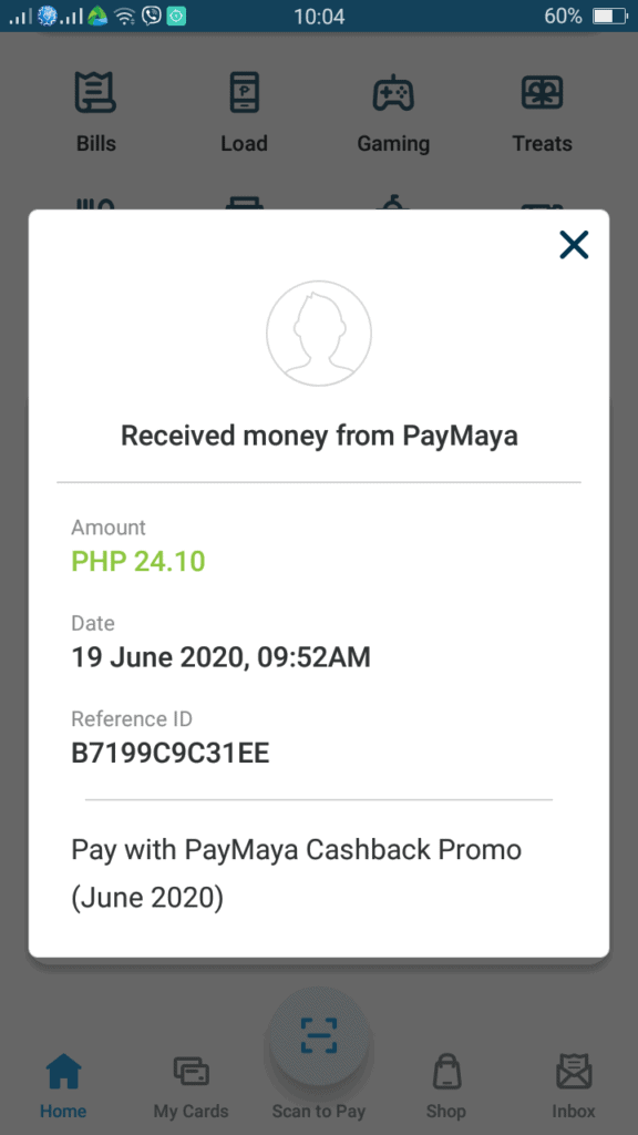 paymaya cashback promo