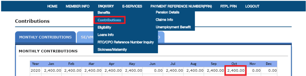 Pay SSS Monthly Contribution Online Using UnionBank Online Banking