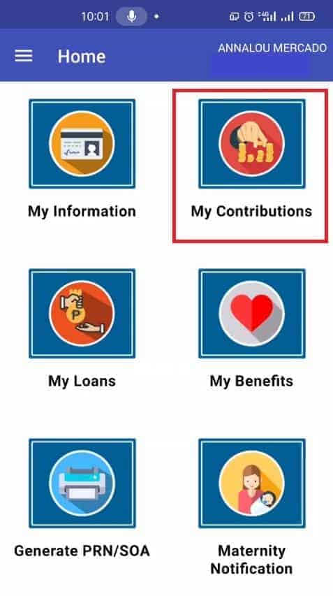 how to check sss payment made using mobile phone